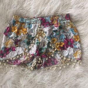 Floral Shorts Small